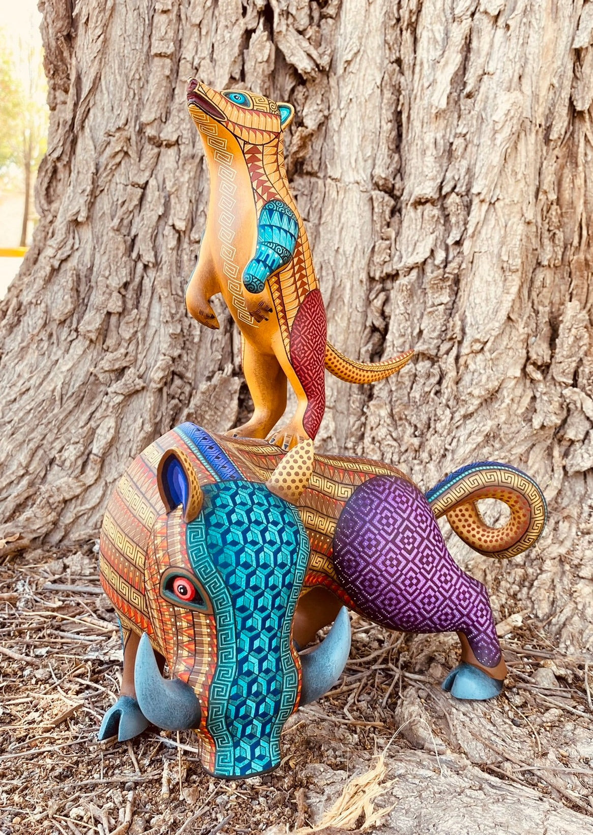 Wild Pig Alebrije Oaxacan Wood Carving - magiamexica.com