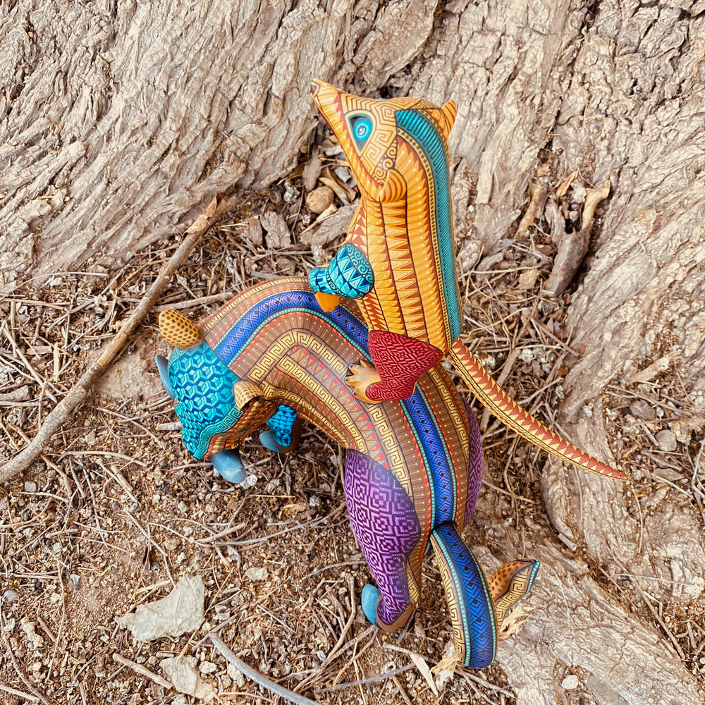 Wild Pig Alebrije Oaxacan Wood Carving - magiamexica.com