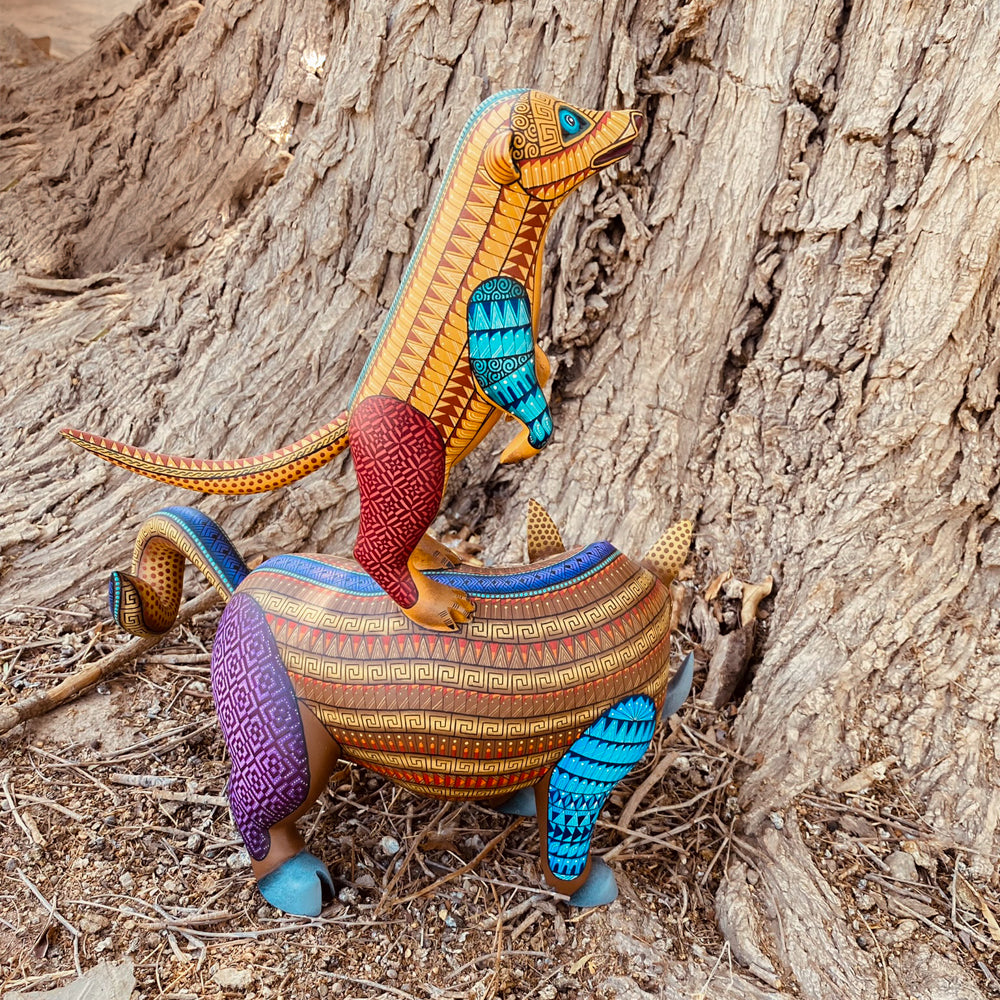 Wild Pig Alebrije Oaxacan Wood Carving - magiamexica.com