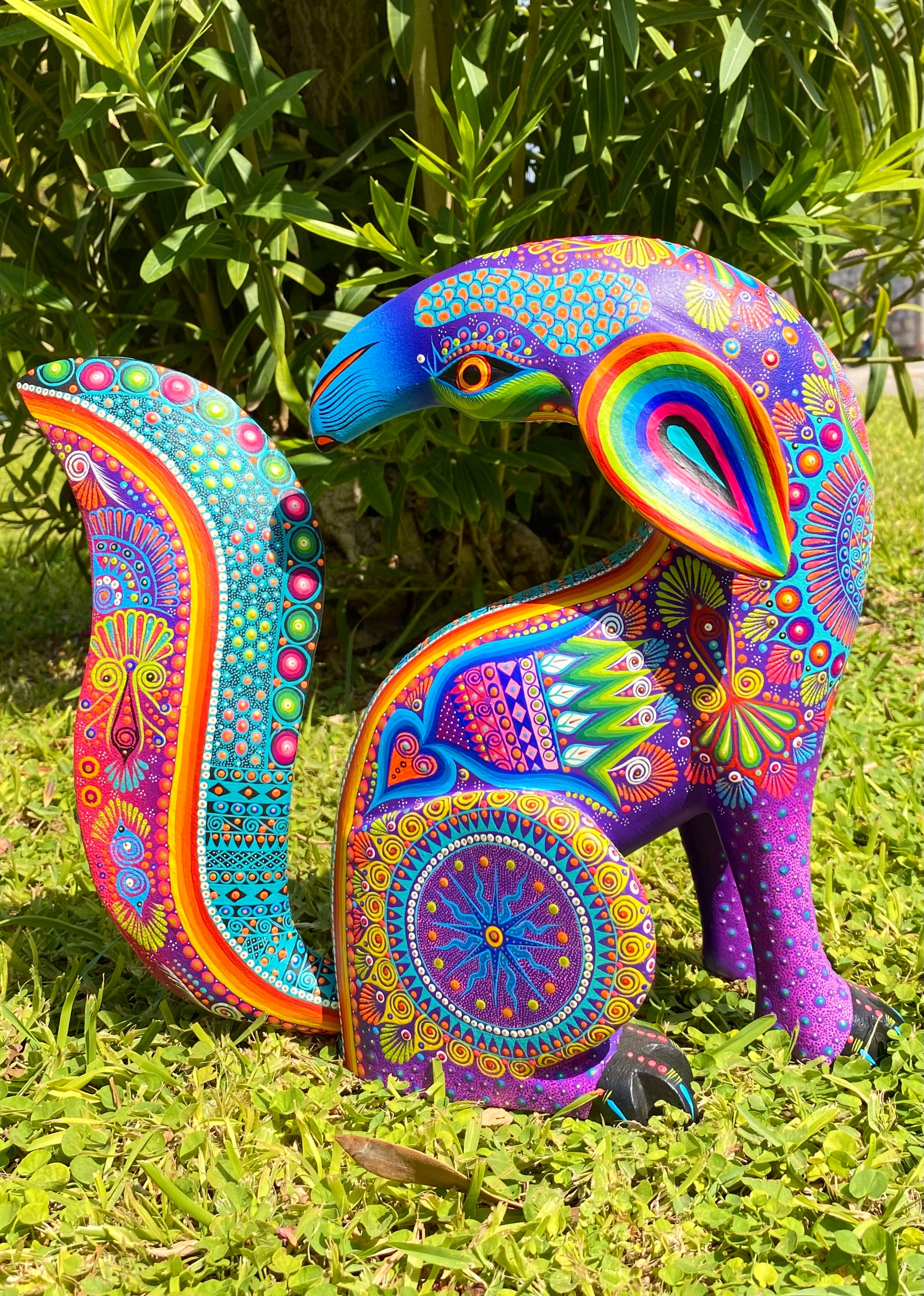 Coyote Alebrije Oaxacan Wood Carving - magiamexica.com