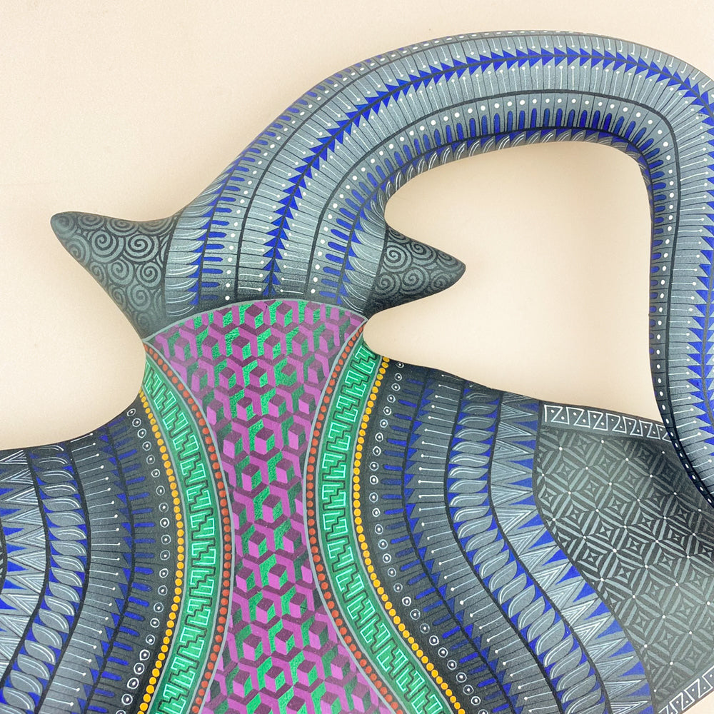 Stingray Alebrije Oaxacan Wood Carving - magiamexica.com
