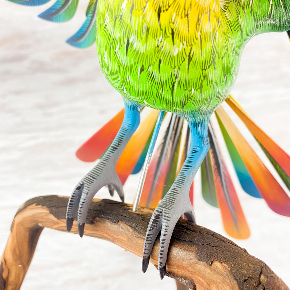 Parrot Alebrije Oaxacan Wood Carving - magiamexica.com