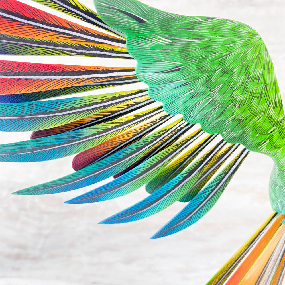 Parrot Alebrije Oaxacan Wood Carving - magiamexica.com