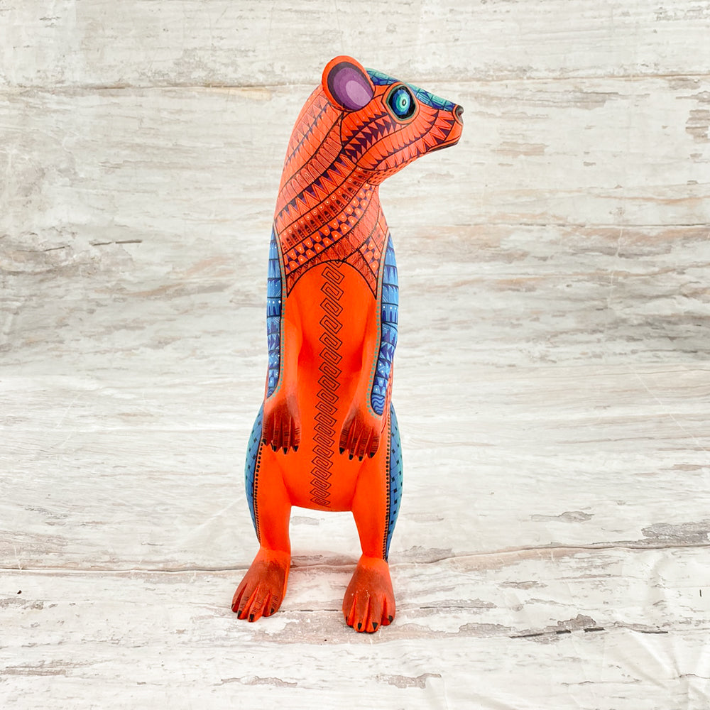 Otter Alebrije Oaxacan Wood Carving - magiamexica.com
