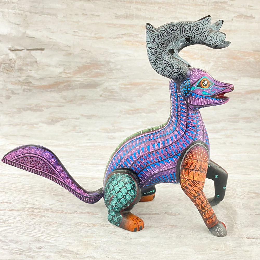 Deer Alebrije Oaxacan Wood Carving - magiamexica.com