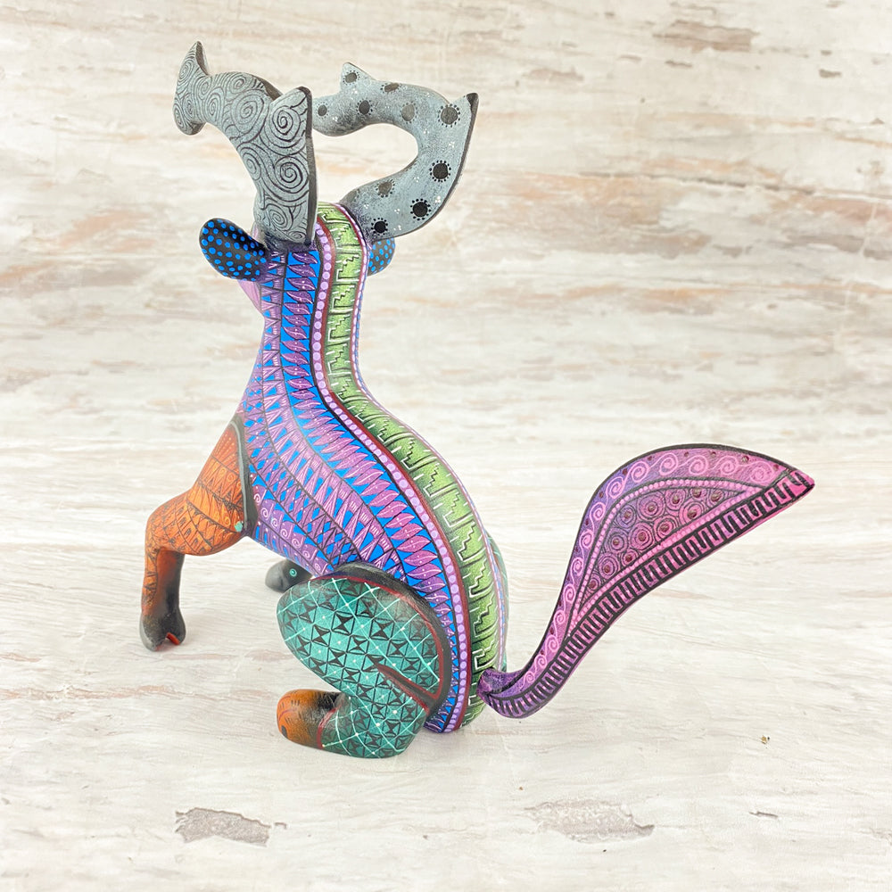 Deer Alebrije Oaxacan Wood Carving - magiamexica.com