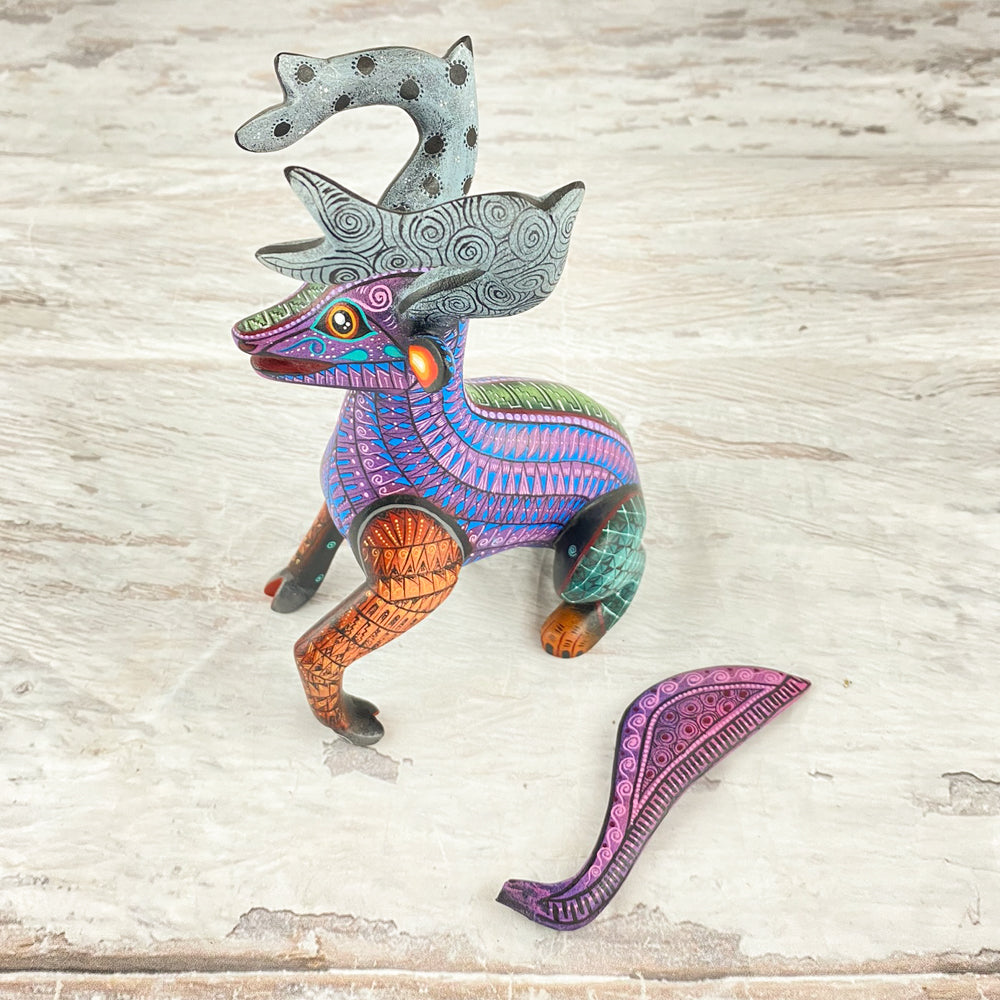 Deer Alebrije Oaxacan Wood Carving - magiamexica.com