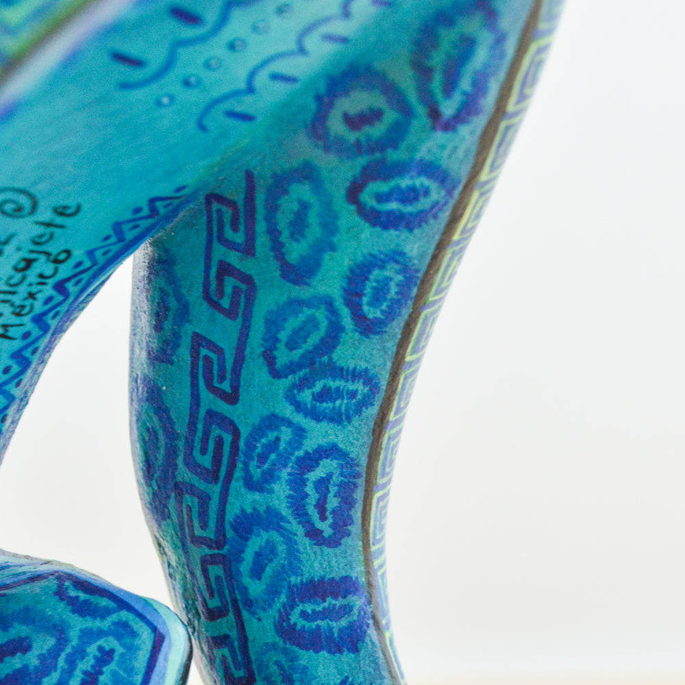Jaguar Alebrije Oaxacan Wood Carving - magiamexica.com