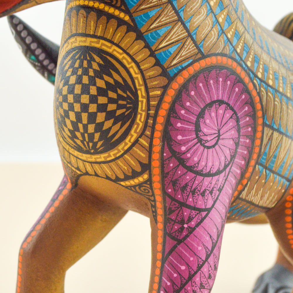 Ram Alebrije Oaxacan Wood Carving - magiamexica.com