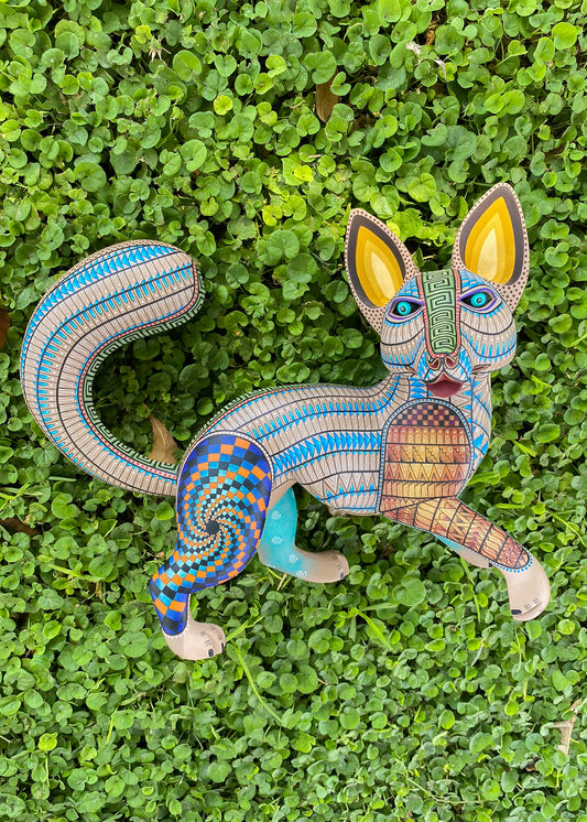Dog Alebrije Oaxacan Wood Carving