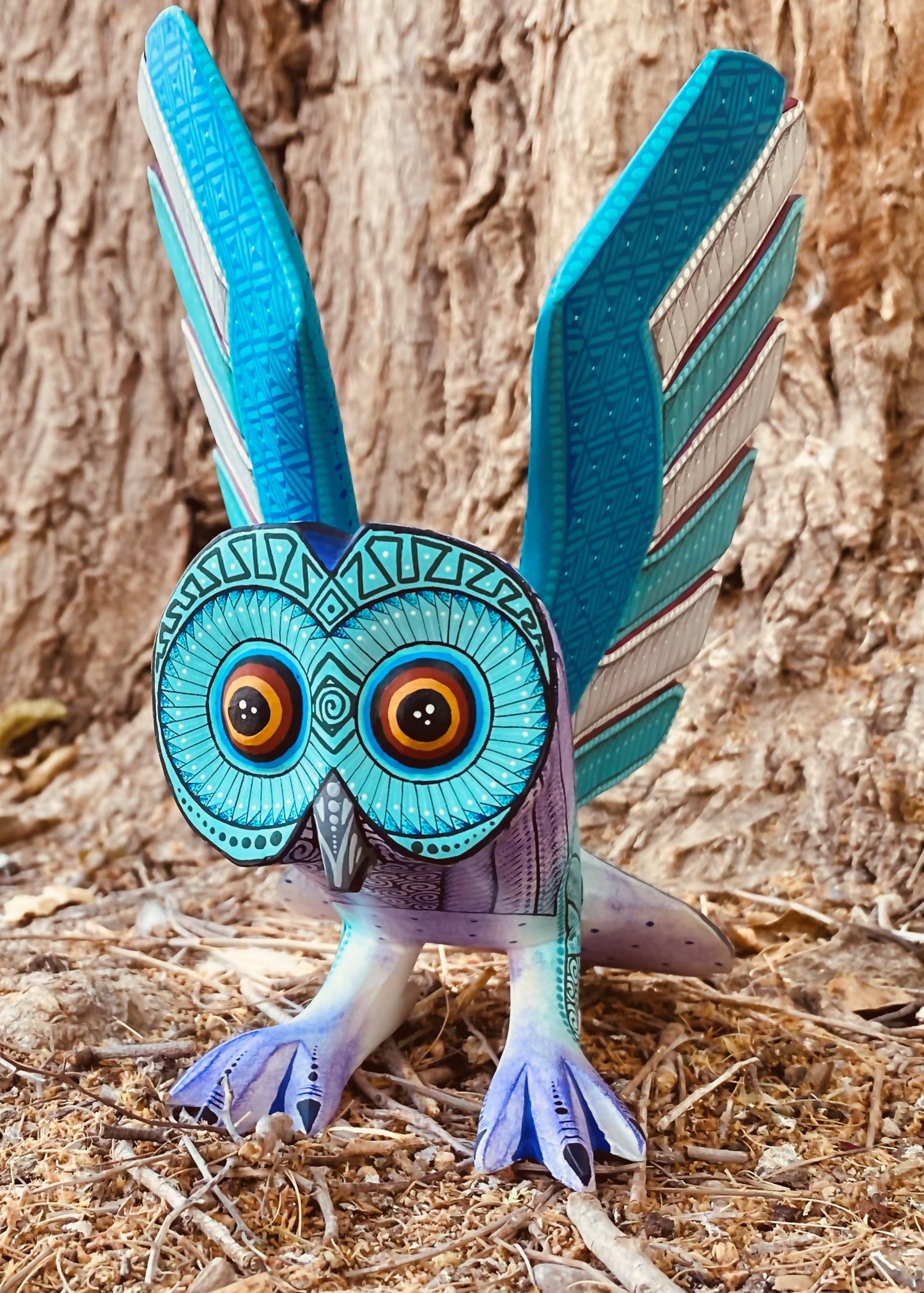 Owl Alebrije Oaxacan Wood Carving