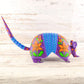 Armadillo Alebrije Oaxacan Wood Carving - Alebrije Huichol Mexican Folk art magiamexica.com