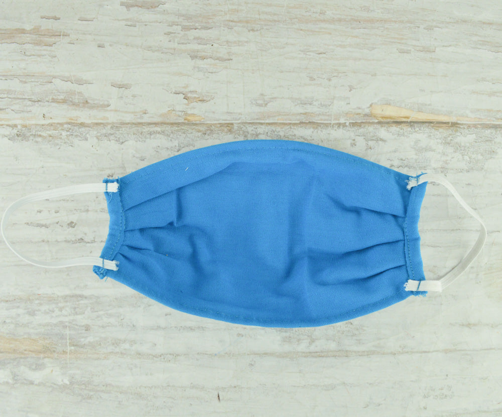 Face Mask Light Blue - Alebrije Huichol Mexican Folk art magiamexica.com