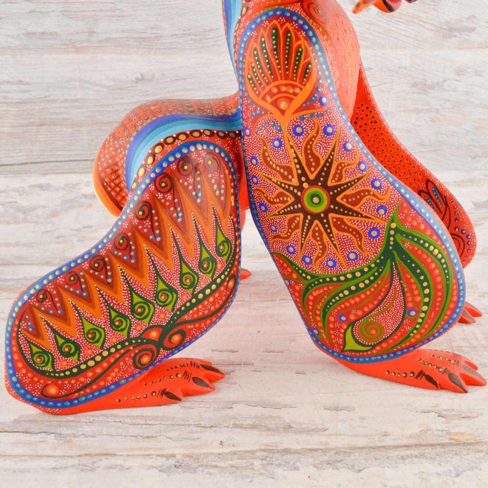Bear Alebrije Oaxacan Wood Carving - Alebrije Huichol Mexican Folk art magiamexica.com