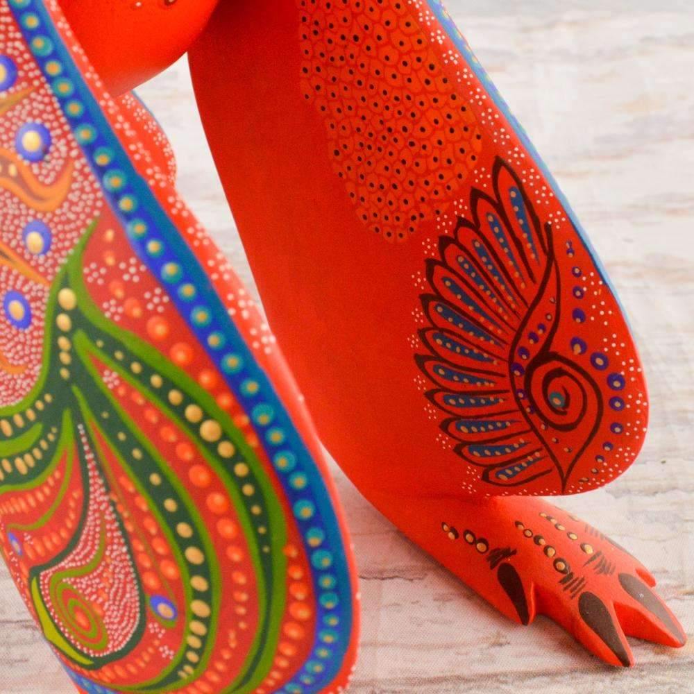 Bear Alebrije Oaxacan Wood Carving - Alebrije Huichol Mexican Folk art magiamexica.com