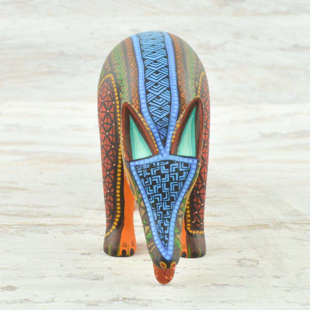 Coyote #100 Alebrije Oaxacan Wood Carving - Alebrije Huichol Mexican Folk art magiamexica.com