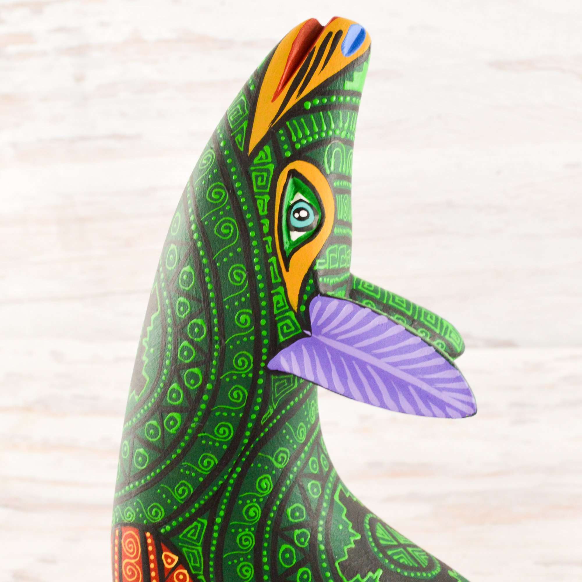 Coyote Alebrije Oaxacan Wood Carving - Alebrije Huichol Mexican Folk art magiamexica.com