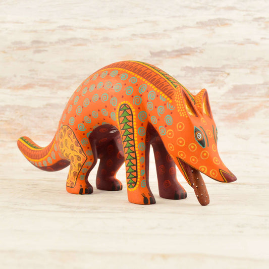 Coyote Alebrije Oaxacan Wood Carving - Alebrije Huichol Mexican Folk art magiamexica.com