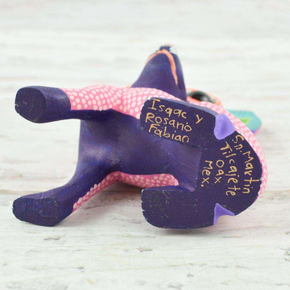 Dog Alebrije Oaxacan Wood Carving - Alebrije Huichol Mexican Folk art magiamexica.com