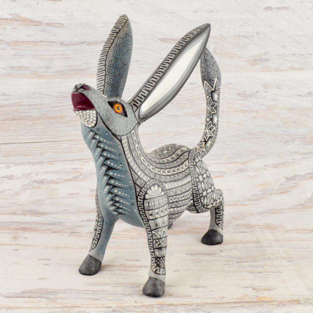 Donkey Alebrije Oaxacan Wood Carving - Alebrije Huichol Mexican Folk art magiamexica.com