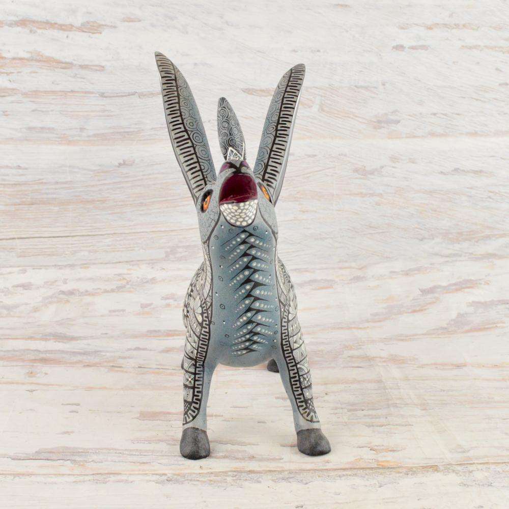 Donkey Alebrije Oaxacan Wood Carving - Alebrije Huichol Mexican Folk art magiamexica.com