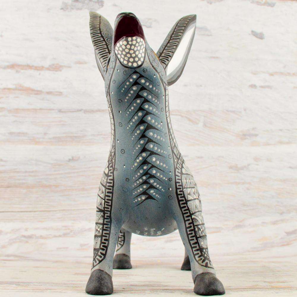 Donkey Alebrije Oaxacan Wood Carving - Alebrije Huichol Mexican Folk art magiamexica.com