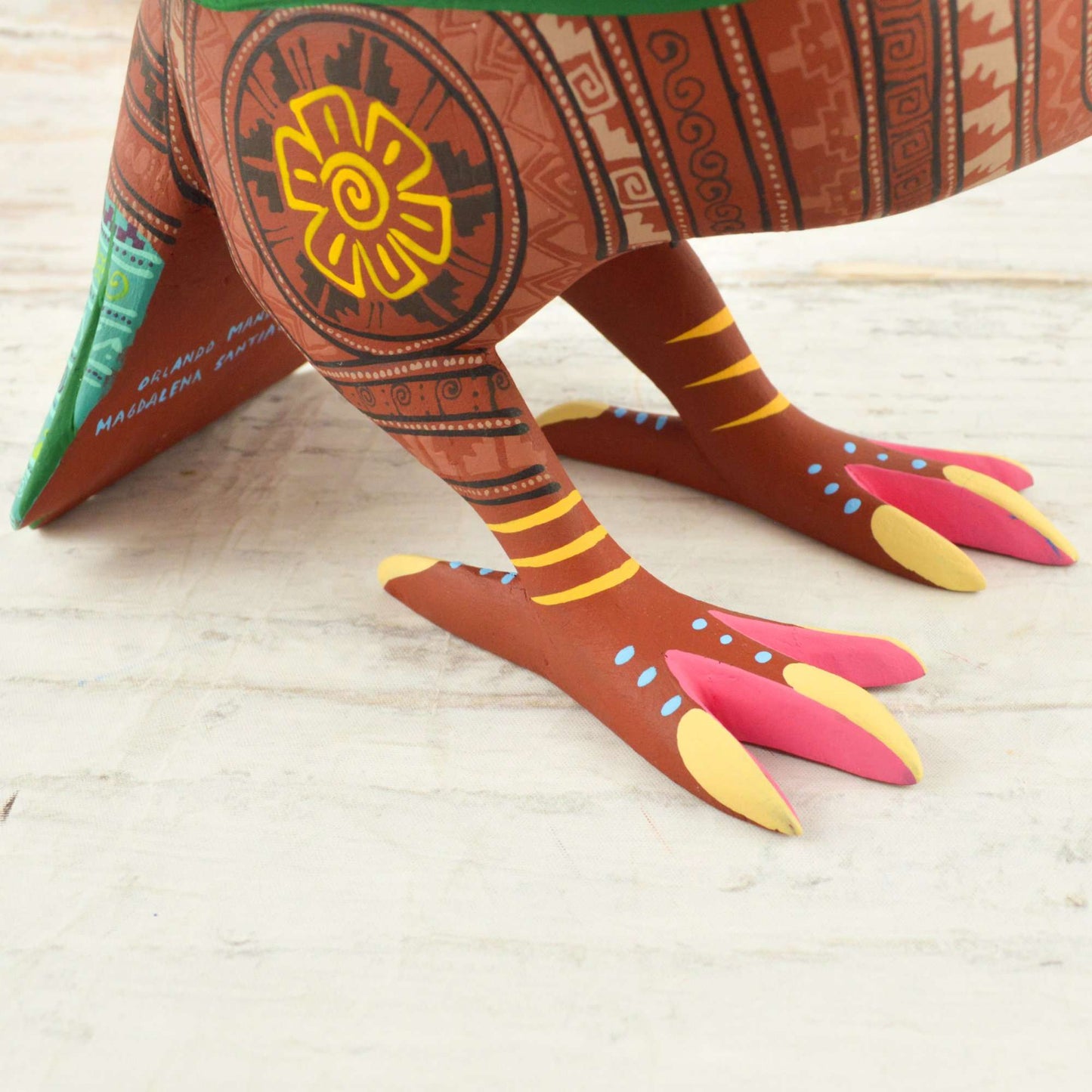 Eagle Alebrije Oaxacan Wood Carving - Alebrije Huichol Mexican Folk art magiamexica.com