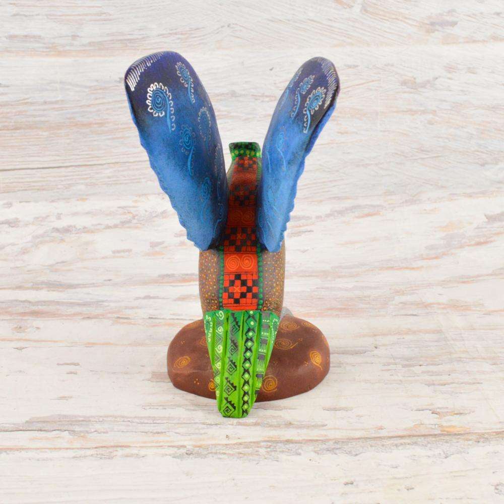 Eagle Alebrije Oaxacan Wood Carving - Alebrije Huichol Mexican Folk art magiamexica.com