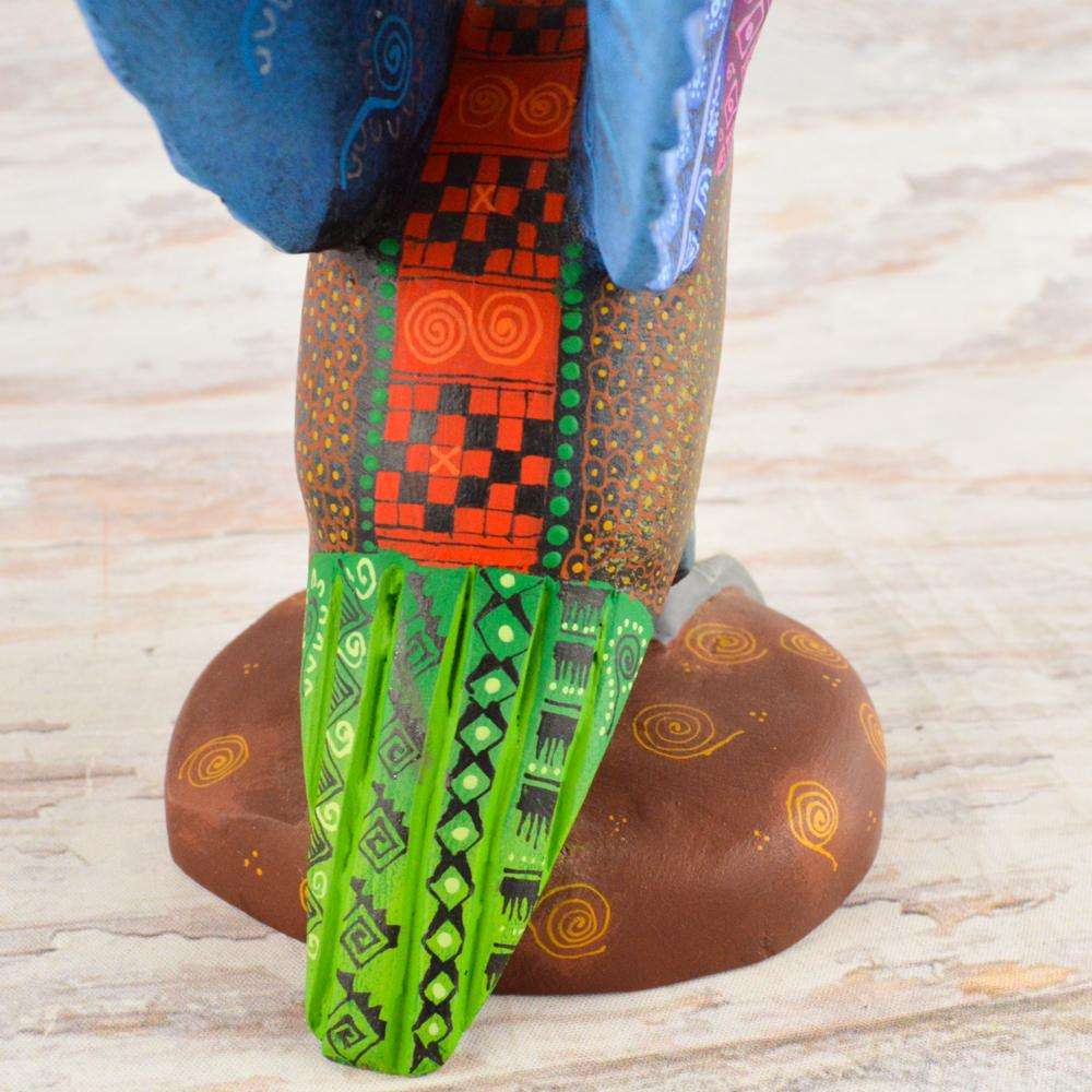 Eagle Alebrije Oaxacan Wood Carving - Alebrije Huichol Mexican Folk art magiamexica.com