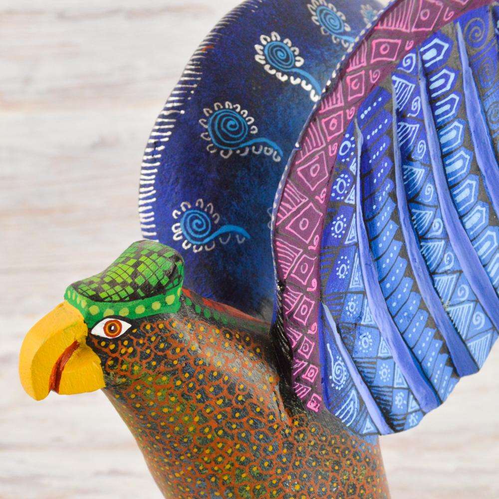 Eagle Alebrije Oaxacan Wood Carving - Alebrije Huichol Mexican Folk art magiamexica.com