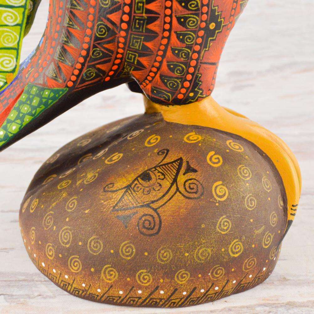 Eagle Alebrije Oaxacan Wood Carving - Alebrije Huichol Mexican Folk art magiamexica.com