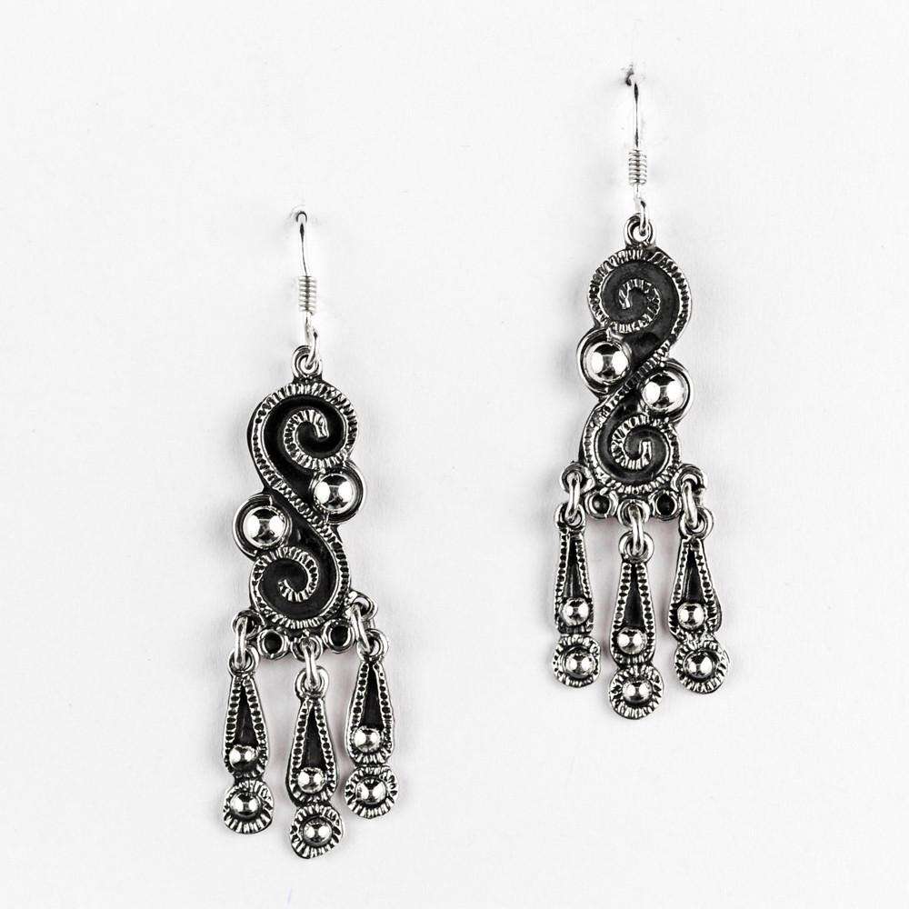 Earrings Queen - Alebrije Huichol Mexican Folk art magiamexica.com