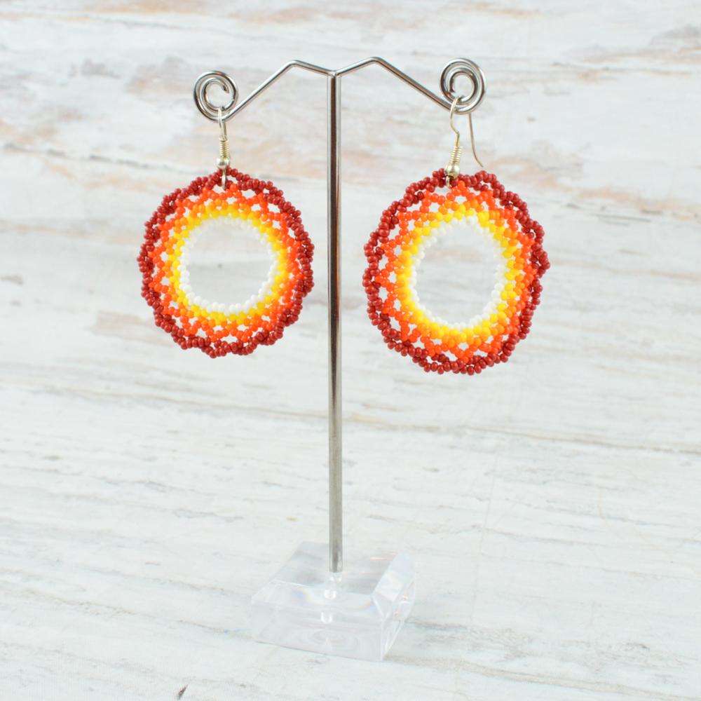 Earrings - Alebrije Huichol Mexican Folk art magiamexica.com