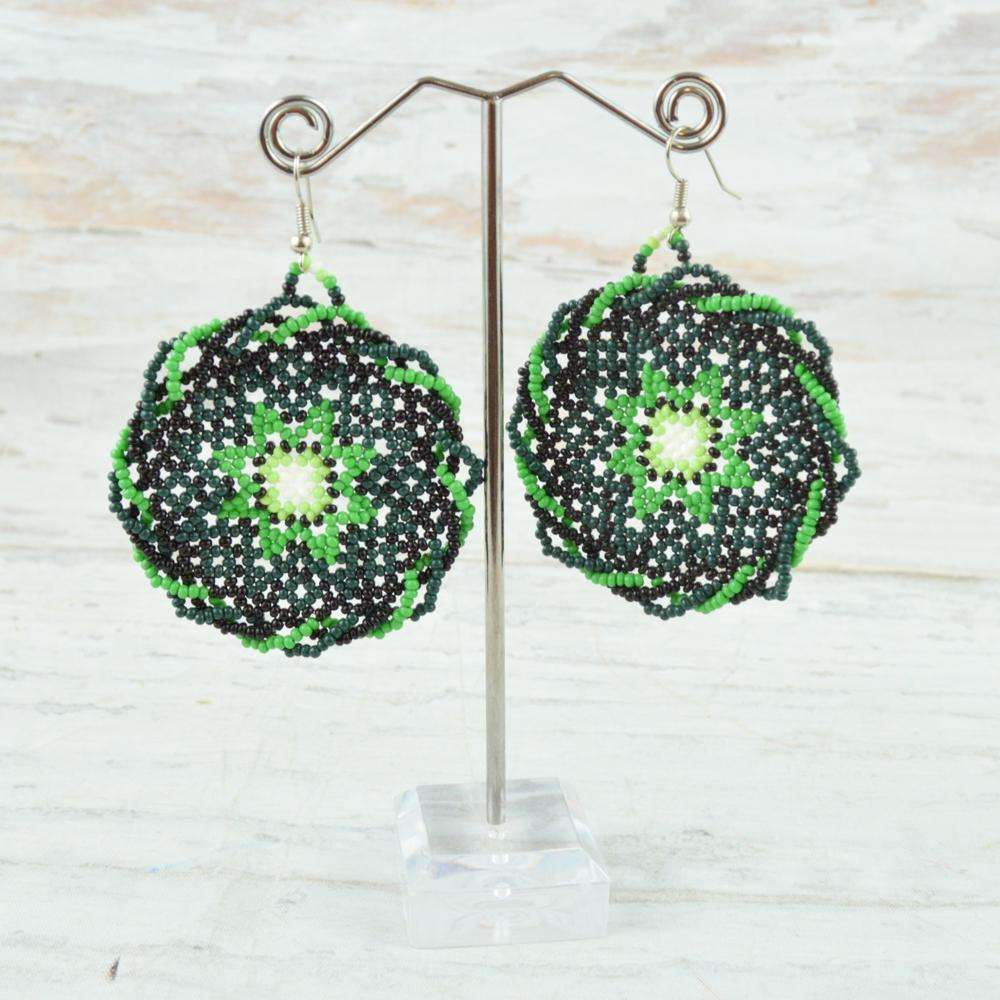 Earrings - Alebrije Huichol Mexican Folk art magiamexica.com