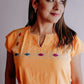 Embroidered Mexican Blouse | Ethnic - Alebrije Huichol Mexican Folk art magiamexica.com