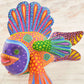 Fish Alebrije Oaxacan Wood Carving - Alebrije Huichol Mexican Folk art magiamexica.com
