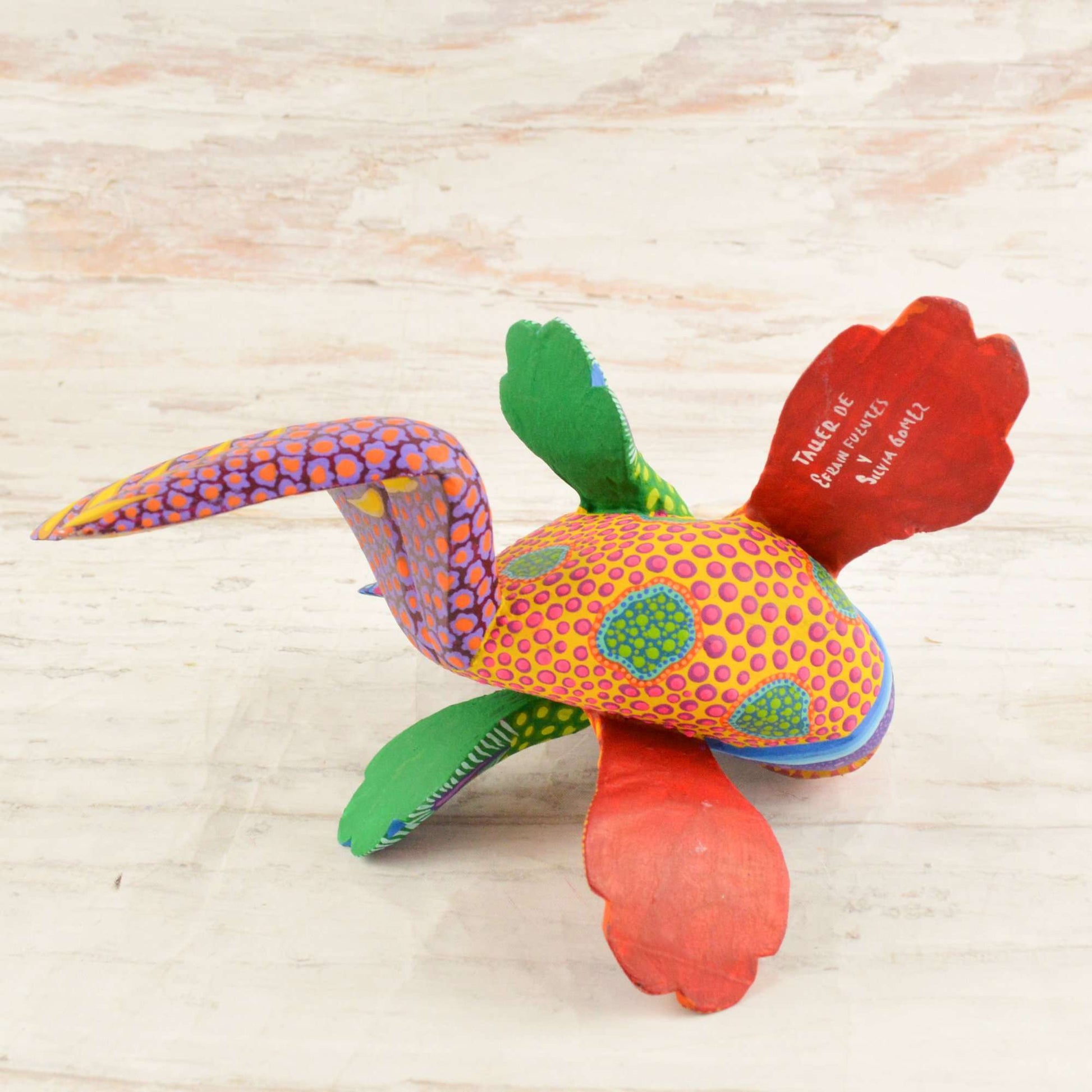Fish Alebrije Oaxacan Wood Carving - Alebrije Huichol Mexican Folk art magiamexica.com