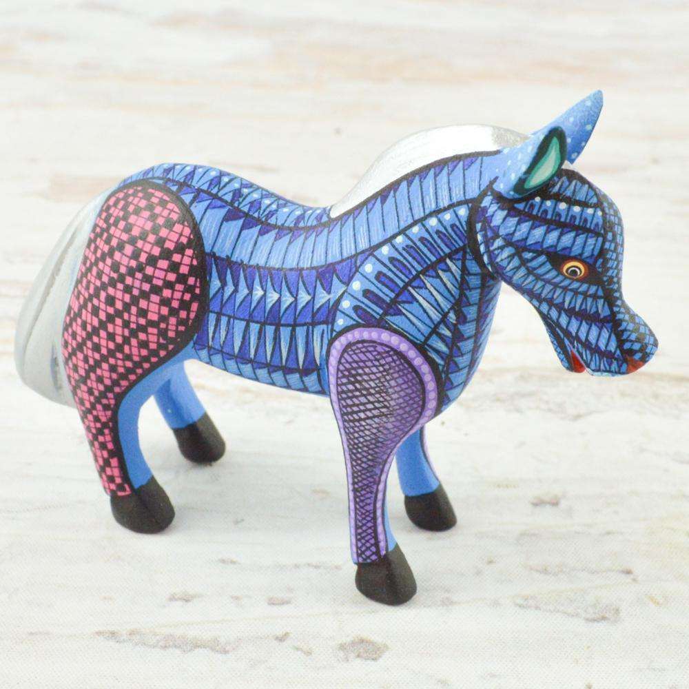Horses Alebrije Oaxacan Wood Carving - Alebrije Huichol Mexican Folk art magiamexica.com
