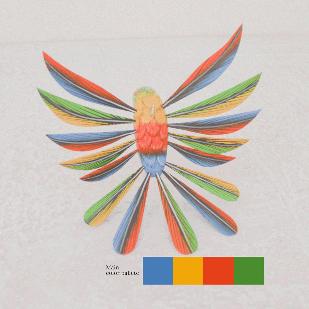 Hummingbird Alebrije Oaxacan Wood Carving