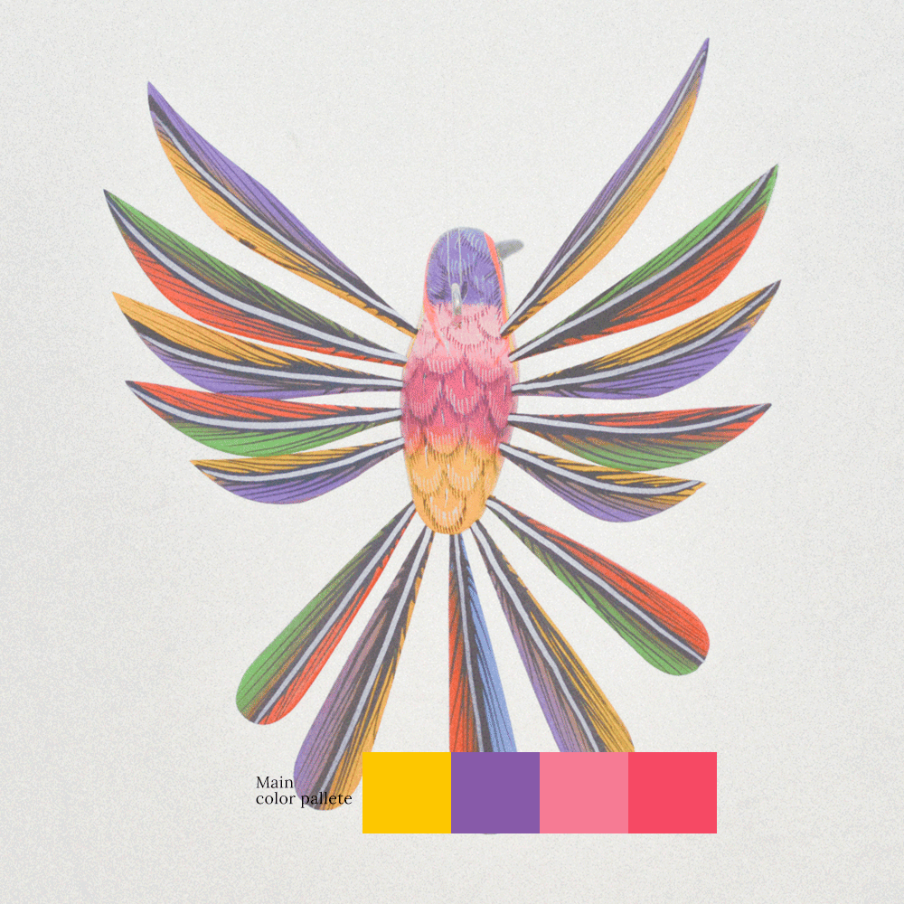 Hummingbird Alebrije Oaxacan Wood Carving