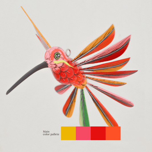 Hummingbird Alebrije Oaxacan Wood Carving