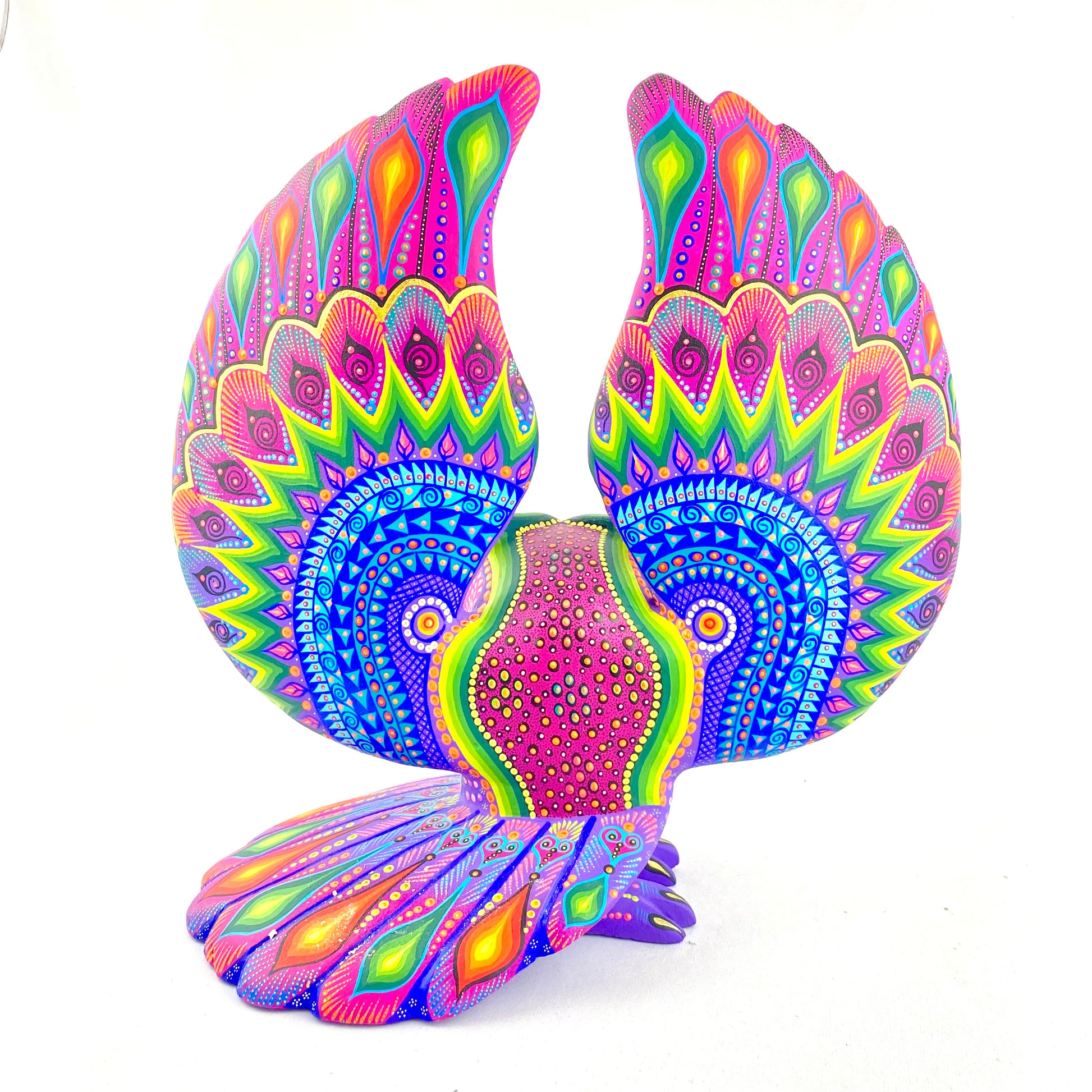 Owl Alebrije Oaxacan Wood Carving - magiamexica.com