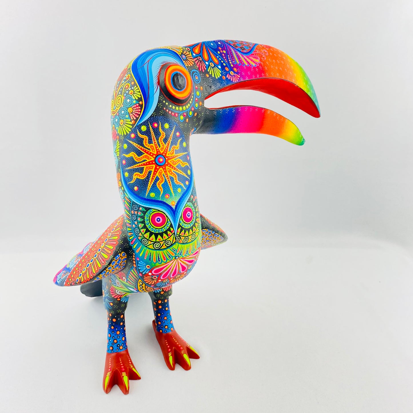 Toucan Alebrije Oaxacan Wood Carving - magiamexica.com