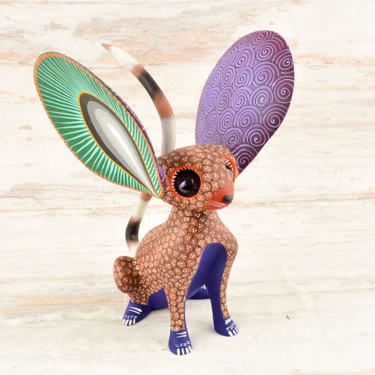 Mouse Alebrije Oaxacan Wood Carving - Alebrije Huichol Mexican Folk art magiamexica.com