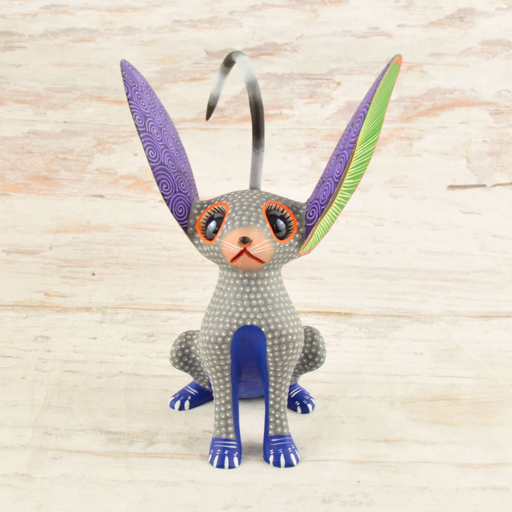 Mouse Alebrije Oaxacan Wood Carving - Alebrije Huichol Mexican Folk art magiamexica.com