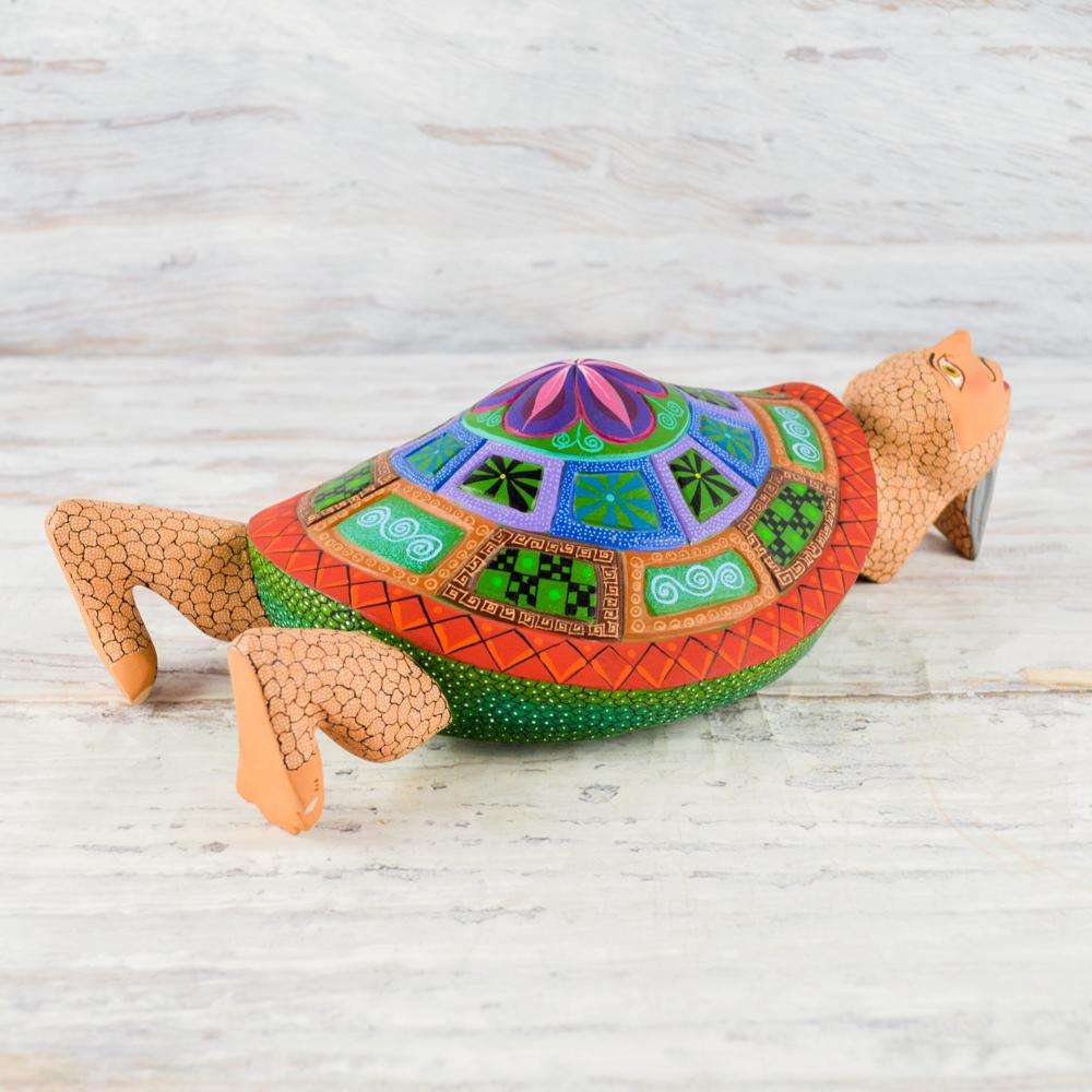 Nahual Alebrije Oaxacan Wood Carving - Alebrije Huichol Mexican Folk art magiamexica.com