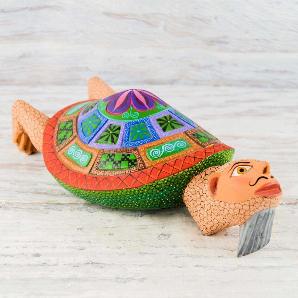 Nahual Alebrije Oaxacan Wood Carving - Alebrije Huichol Mexican Folk art magiamexica.com