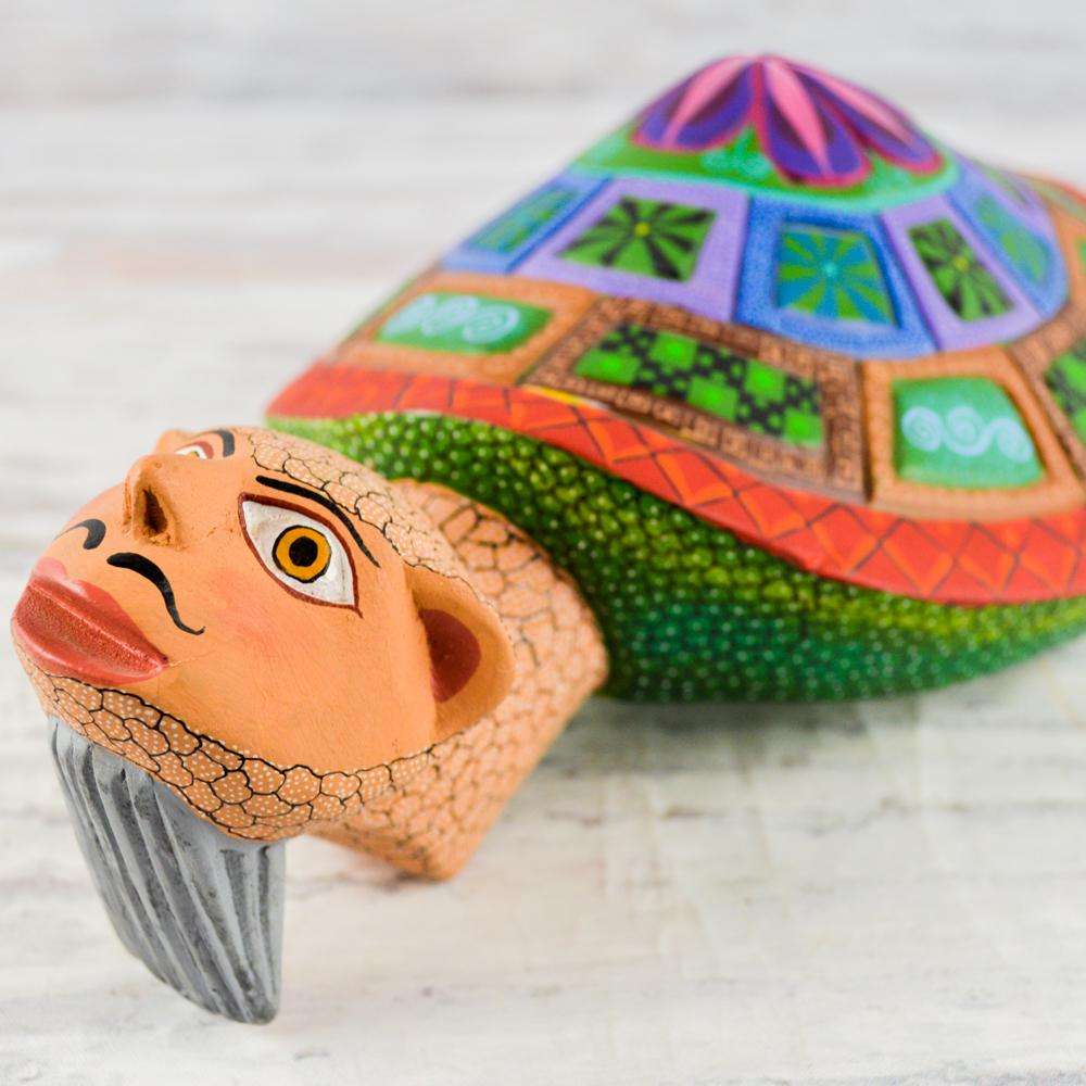 Nahual Alebrije Oaxacan Wood Carving - Alebrije Huichol Mexican Folk art magiamexica.com