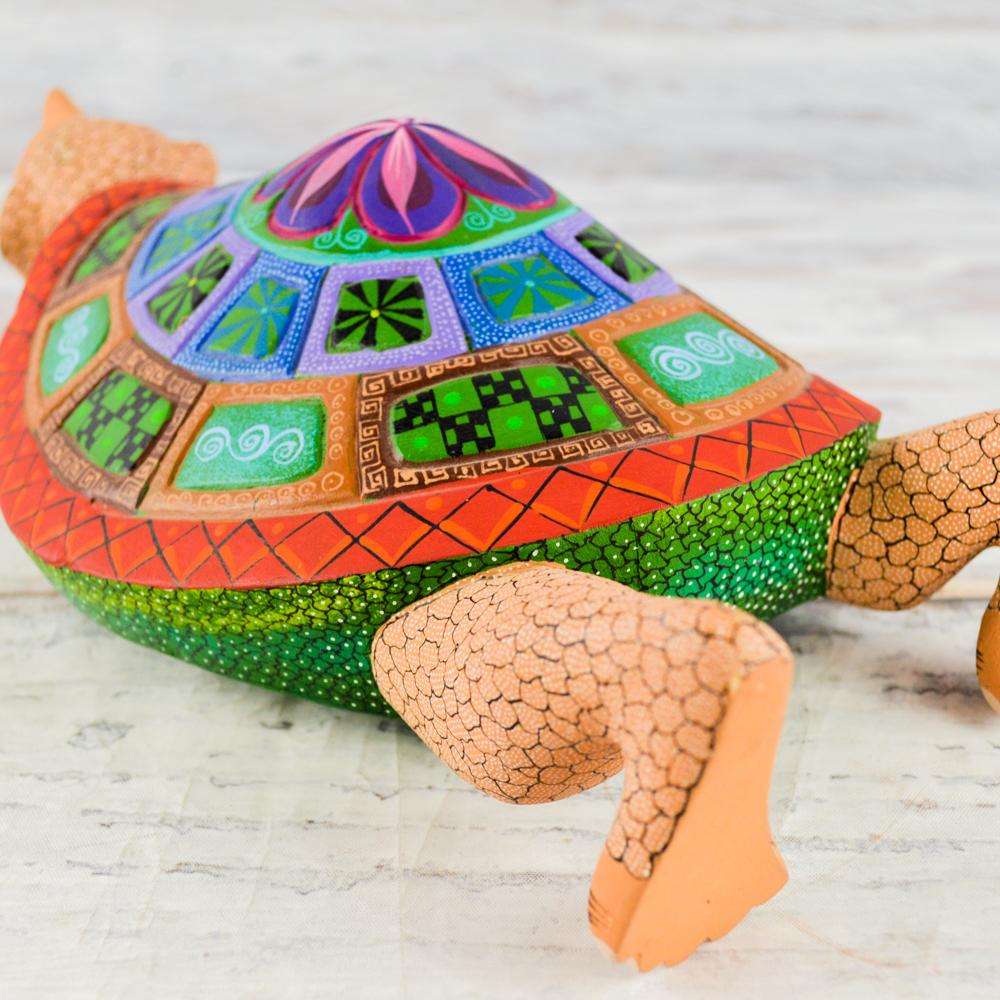 Nahual Alebrije Oaxacan Wood Carving - Alebrije Huichol Mexican Folk art magiamexica.com