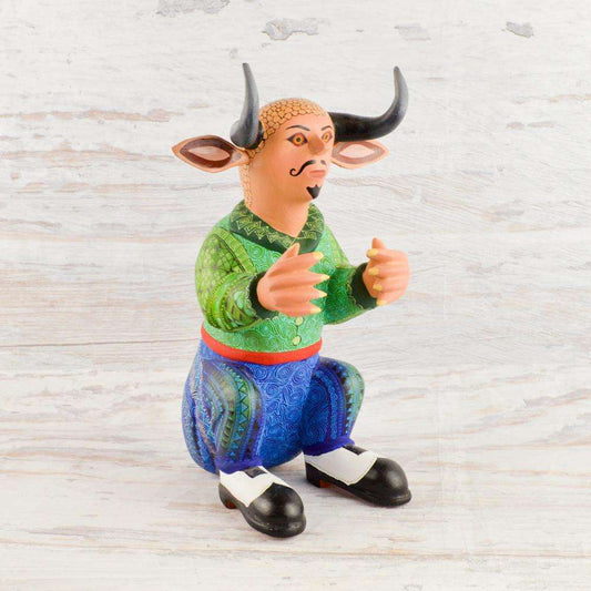 Nahual Alebrije Oaxacan Wood Carving - Alebrije Huichol Mexican Folk art magiamexica.com